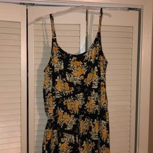 Black Floral Jumpsuit